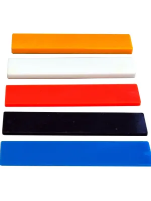 CALE PLATE - 100 x 24 mm - Assortiment - x 50 pcs
