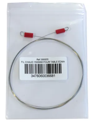 FIL DE COUPE DE RECHANGE 1500 MM POUR TABLE DE DÉCOUPE AU FIL CHAUD