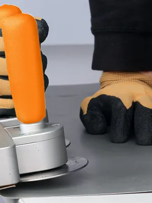 PLIEUSE DISQUE DOUBLE - Outil pour relever le zinc de 90° à 180°