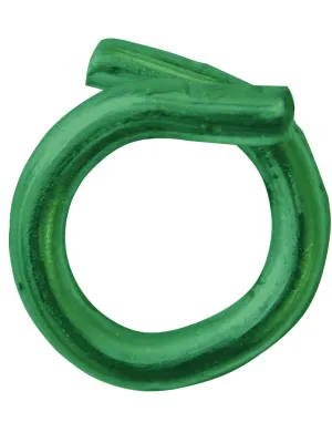 AGRAFE OMEGA 20 - Galva plastifié vert - x 200 pcs
