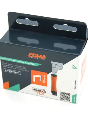 AGRAFE POUR PUNCHER - 10 mm - x 5000 pcs
