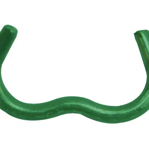 AGRAFE OMEGA 20 - Galva plastifié vert - x 200 pcs