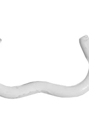 AGRAFE OMEGA 20 - Galva plastifié blanc - x 200 pcs
