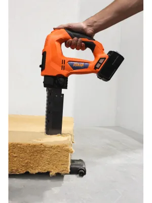 WOOLCUT - Scie électrique sur batterie pour isolants biosourcés et minéraux