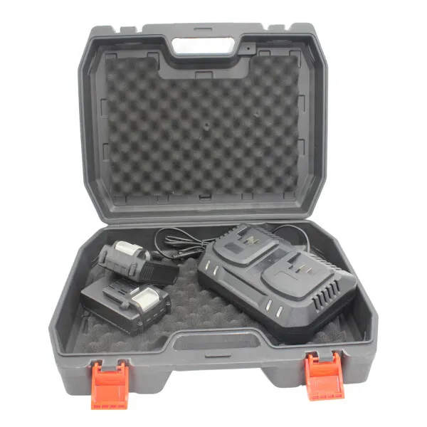 Produit PACK 2 BATTERIES 18 V - 2 AH + CHARGEUR DOUBLE DE BATTERIE LITHIUM 18 V Image