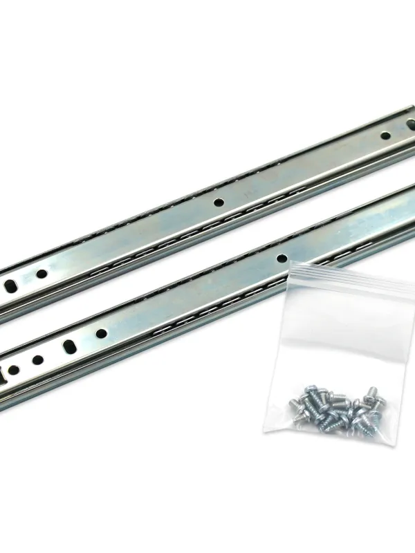 Produit SET 2 GLISSIERES + VIS TABLE REF 366955 (SAC) Image