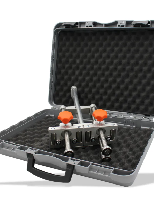 Produit PLIEUSE DOUBLE 4 ROULETTES - Outil pour réaliser des relevés de petites et grandes longueurs Image