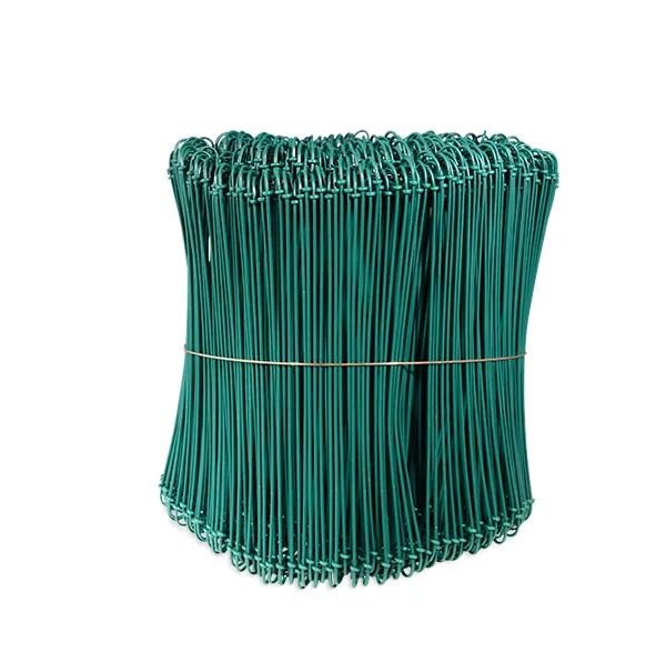 Produit LIEN À BOUCLES PLASTIFIÉ VERT - Ø 1,4 mm x 200 mm - x 1000 pcs Image